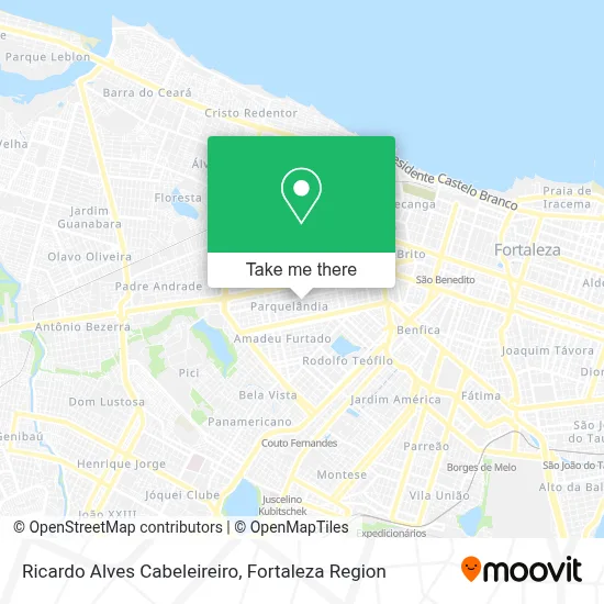 Ricardo Alves Cabeleireiro map