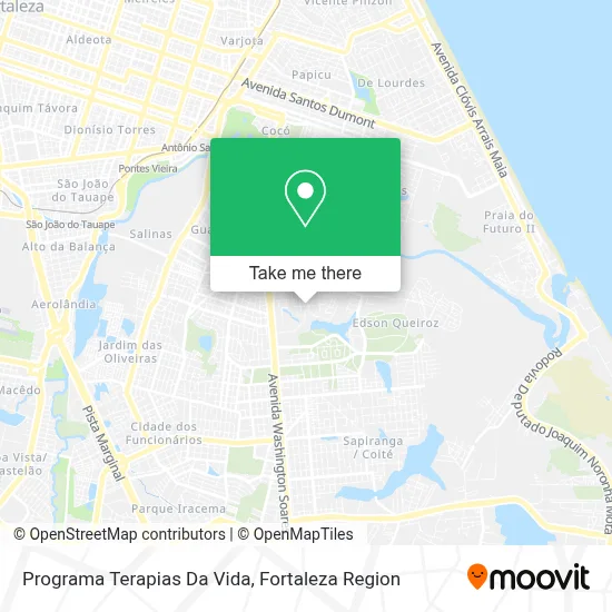 Programa Terapias Da Vida map
