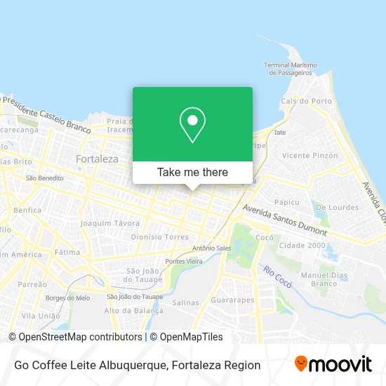 Go Coffee Leite Albuquerque map