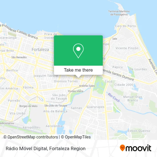 Rádio Móvel Digital map