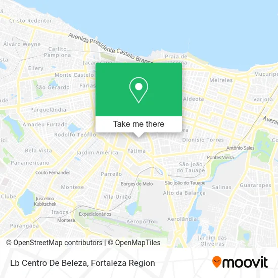 Lb Centro De Beleza map