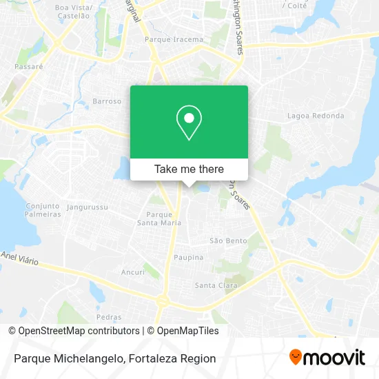 Parque Michelangelo map