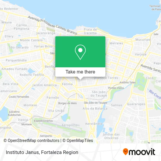 Instituto Janus map