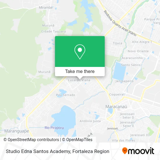 Studio Edna Santos Academy map