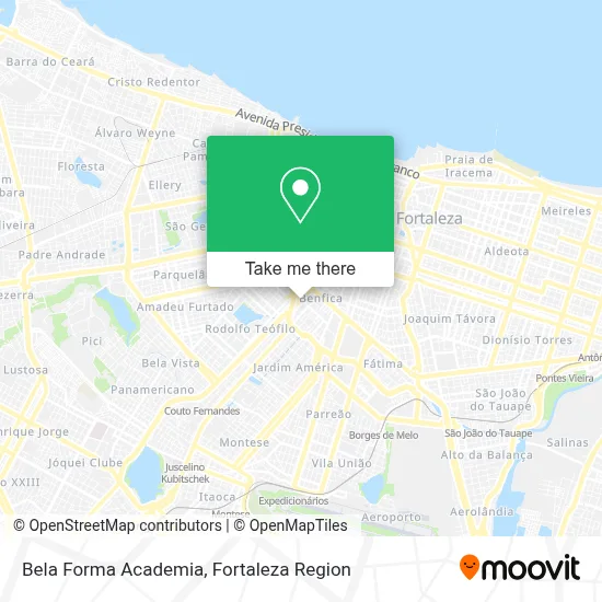 Bela Forma Academia map
