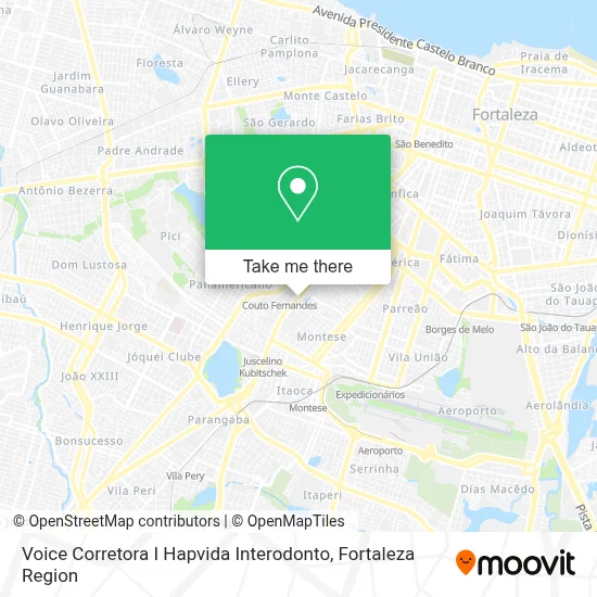 Voice Corretora I Hapvida Interodonto map