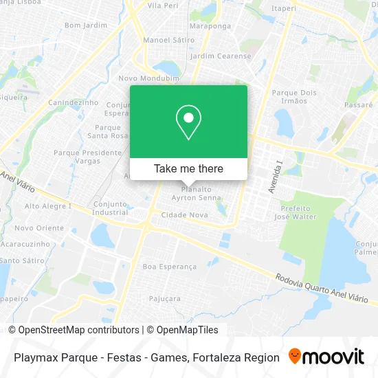 Playmax Parque - Festas - Games map
