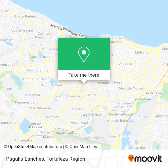 Pagulla Lanches map