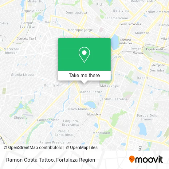 Ramon Costa Tattoo map