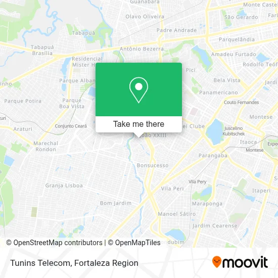 Tunins Telecom map