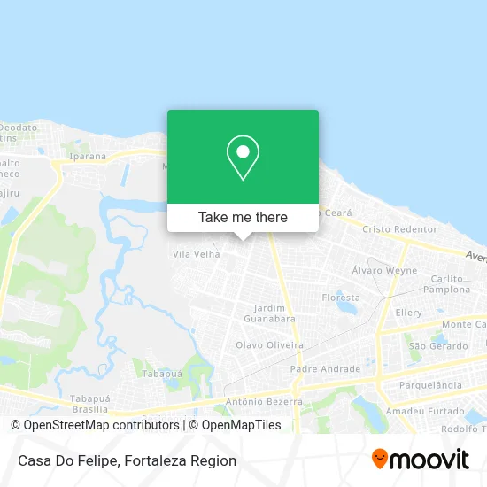 Casa Do Felipe map