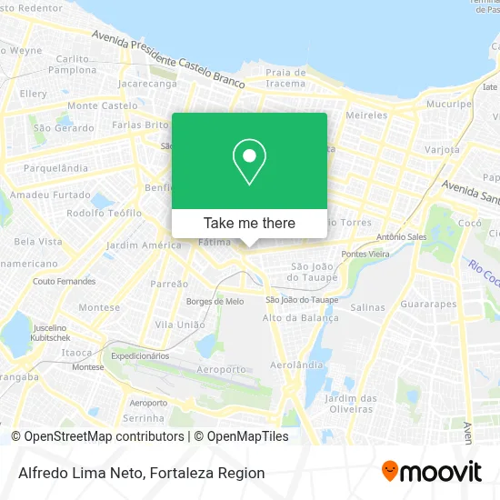Alfredo Lima Neto map