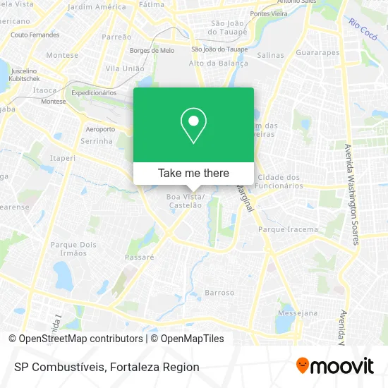 SP Combustíveis map