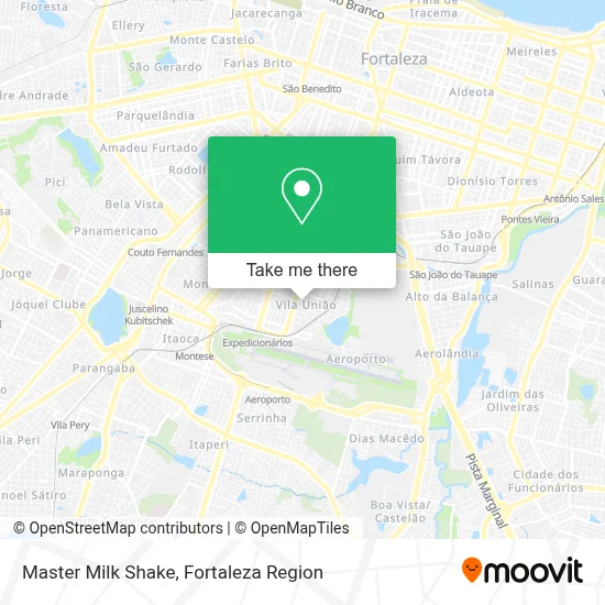 Master Milk Shake map