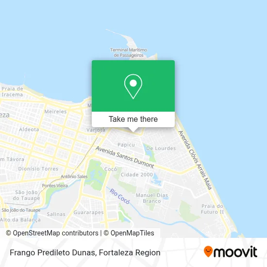 Frango Predileto Dunas map