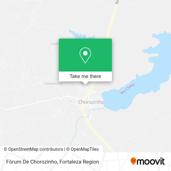Fórum De Chorozinho map