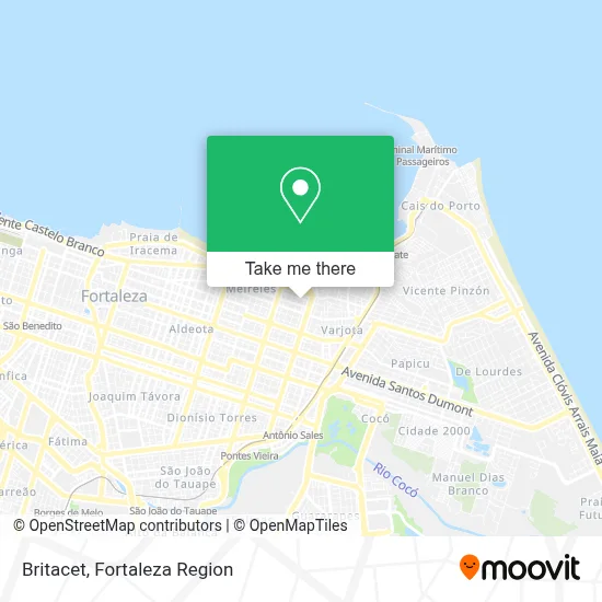 Britacet map