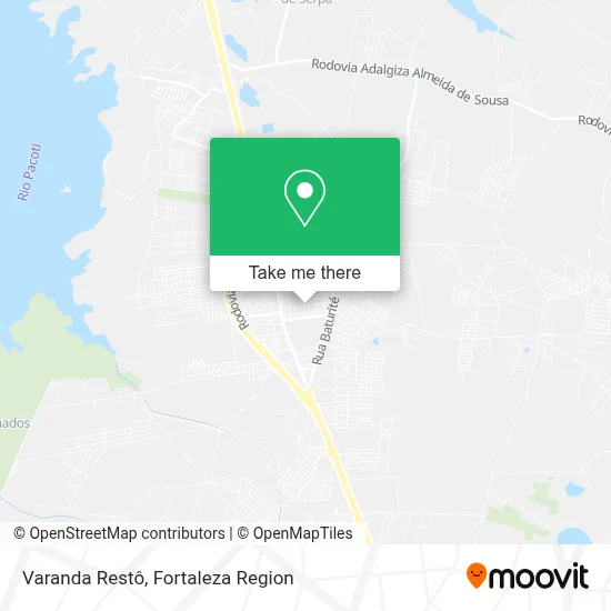 Varanda Restô map