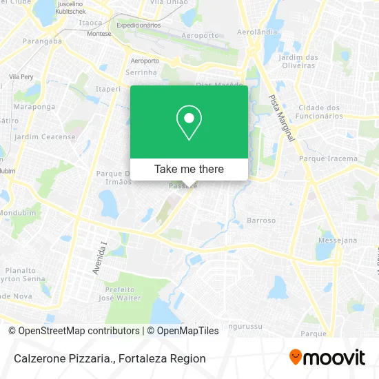 Calzerone Pizzaria. map