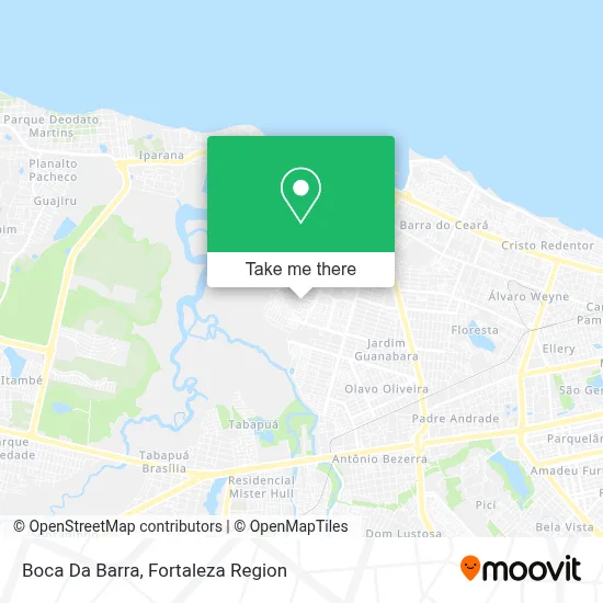 Boca Da Barra map