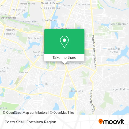 Posto Shell map