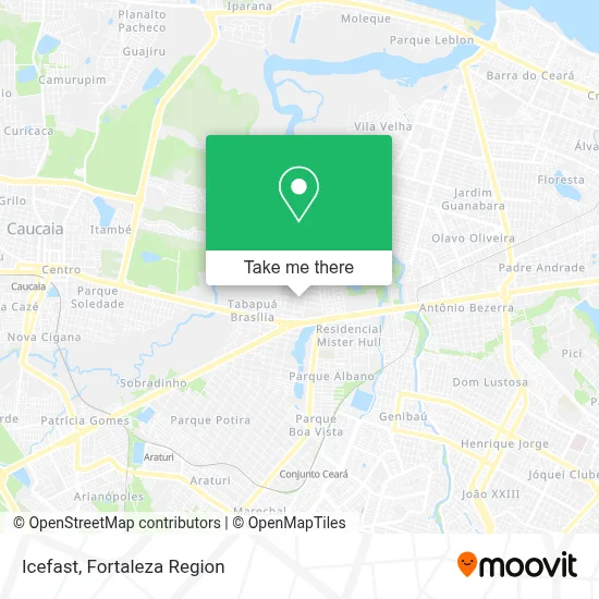 Icefast map