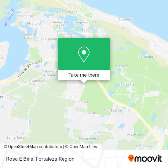 Rosa E Bela map