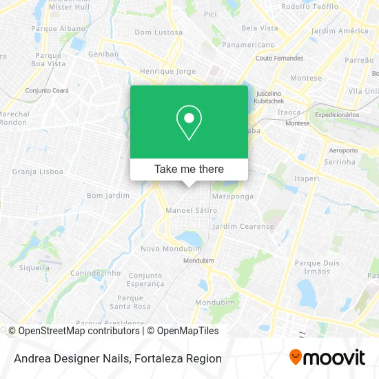 Andrea Designer Nails map