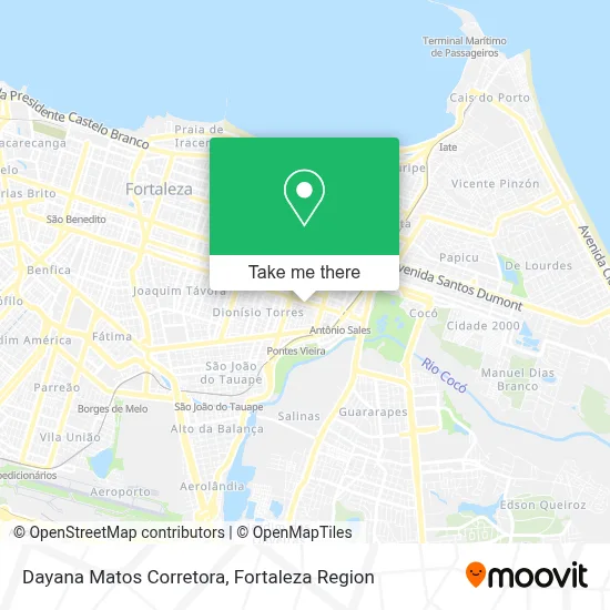 Dayana Matos Corretora map