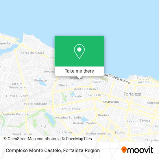 Complexo Monte Castelo map