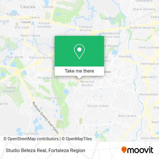 Studio Beleza Real map