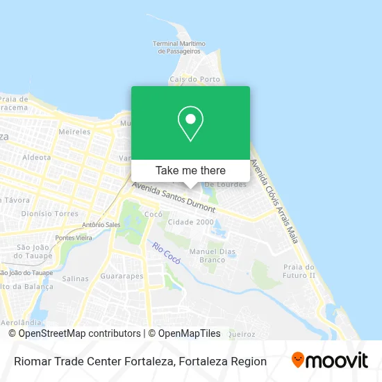 Riomar Trade Center Fortaleza map