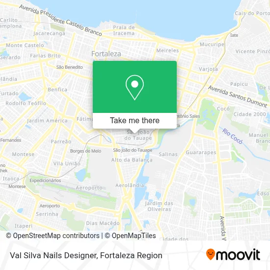 Val Silva Nails Designer map