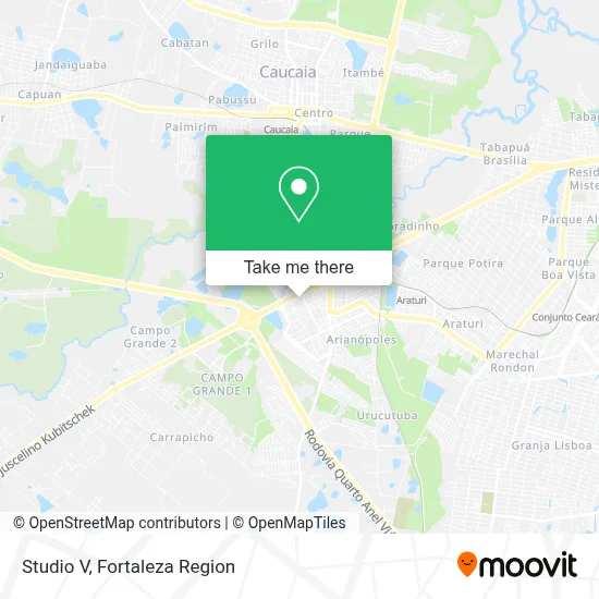 Studio V map