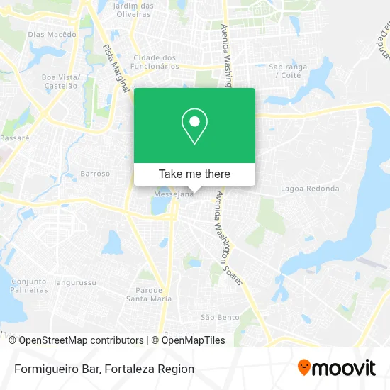 Formigueiro Bar map