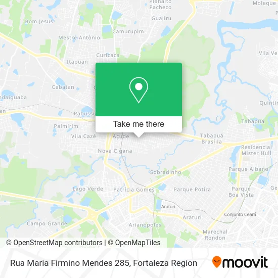 Rua Maria Firmino Mendes 285 map