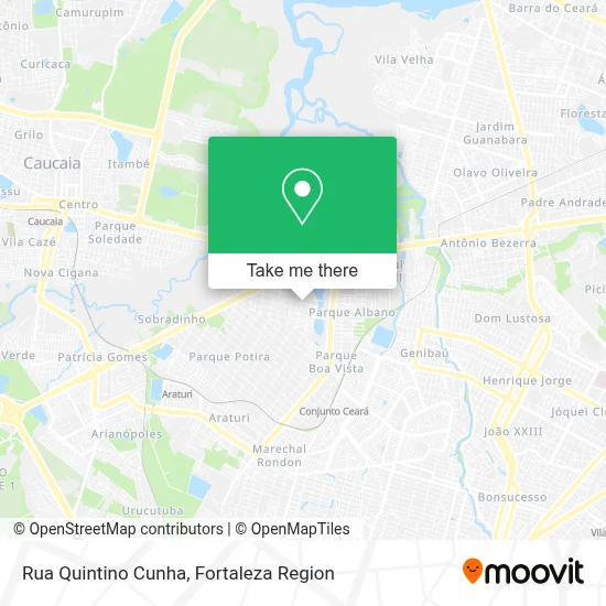 Rua Quintino Cunha map