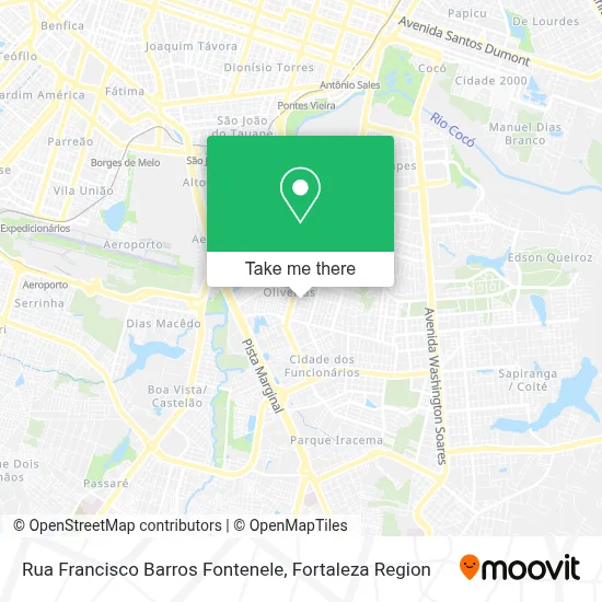 Rua Francisco Barros Fontenele map