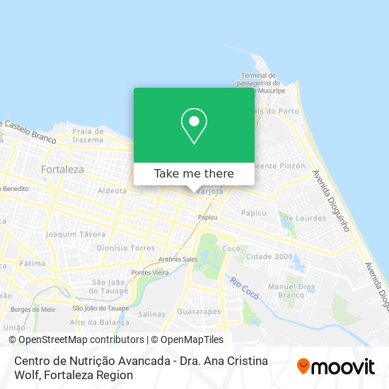 Centro de Nutrição Avancada - Dra. Ana Cristina Wolf map