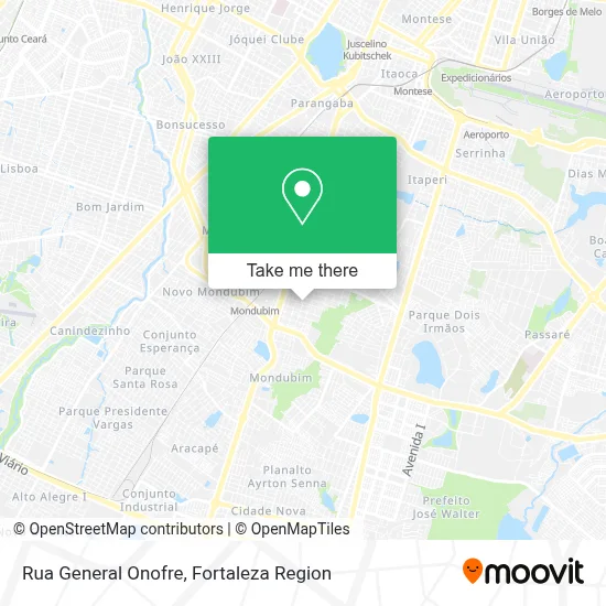 Rua General Onofre map