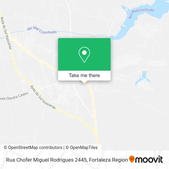 Rua Chofer Miguel Rodrigues 2445 map