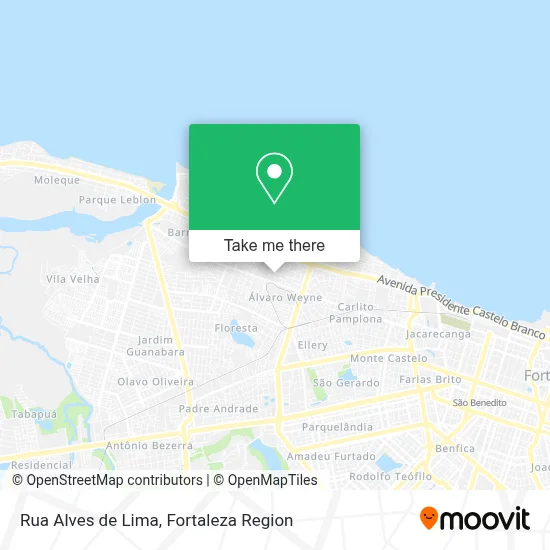 Rua Alves de Lima map