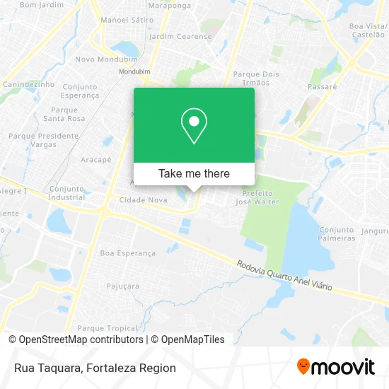 Rua Taquara map