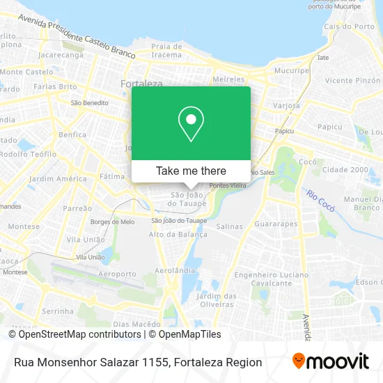 Rua Monsenhor Salazar 1155 map