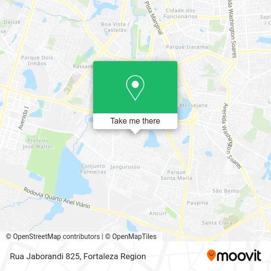 Rua Jaborandi 825 map
