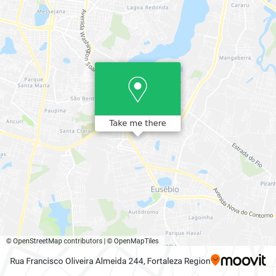 Rua Francisco Oliveira Almeida 244 map