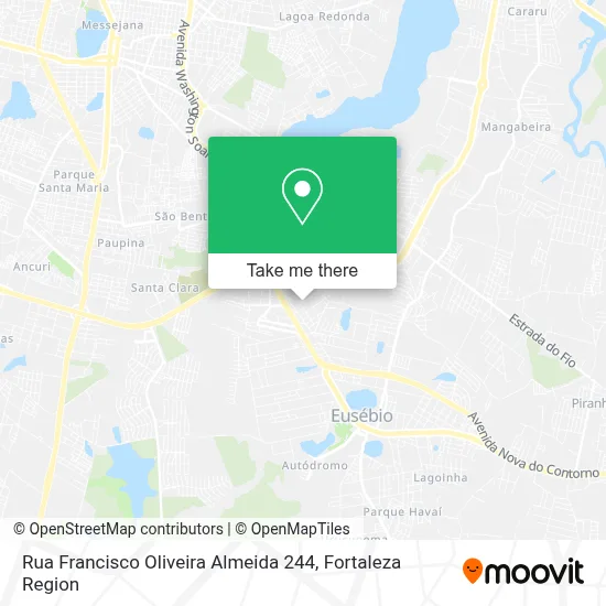 Rua Francisco Oliveira Almeida 244 map