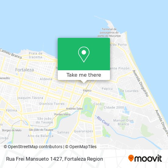 Rua Frei Mansueto 1427 map