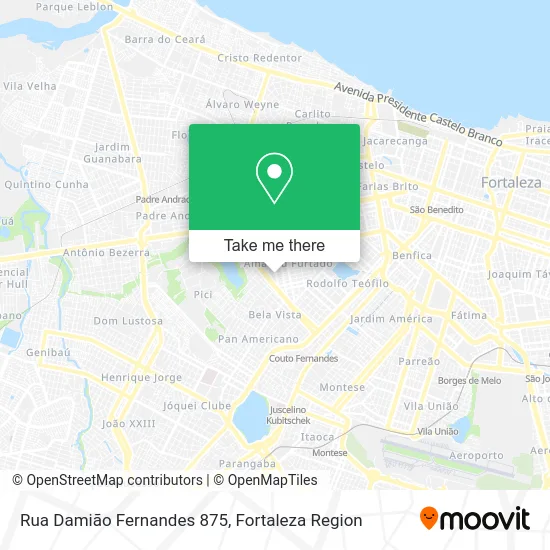 Rua Damião Fernandes 875 map