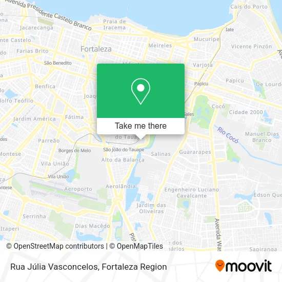 Rua Júlia Vasconcelos map